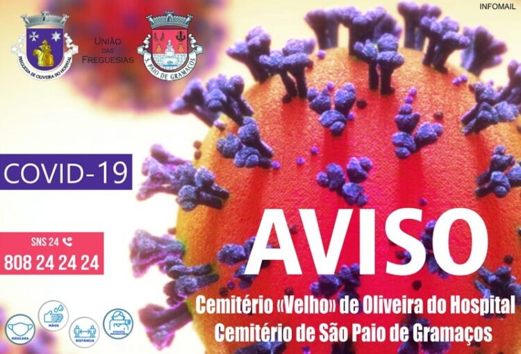 Cemitérios “velho de Oliveira do Hospital” e de S. Paio de Gramaços com medidas preventivas
