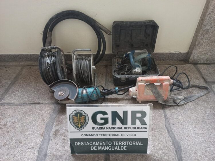 Nelas: GNR recupera material furtado