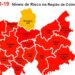 17 concelhos da Região de Coimbra continuam com risco extremamente elevado de contágio Covid-19
