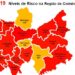 Região de Coimbra tem maioria dos concelhos em Risco Extremamente Elevado de Contágio