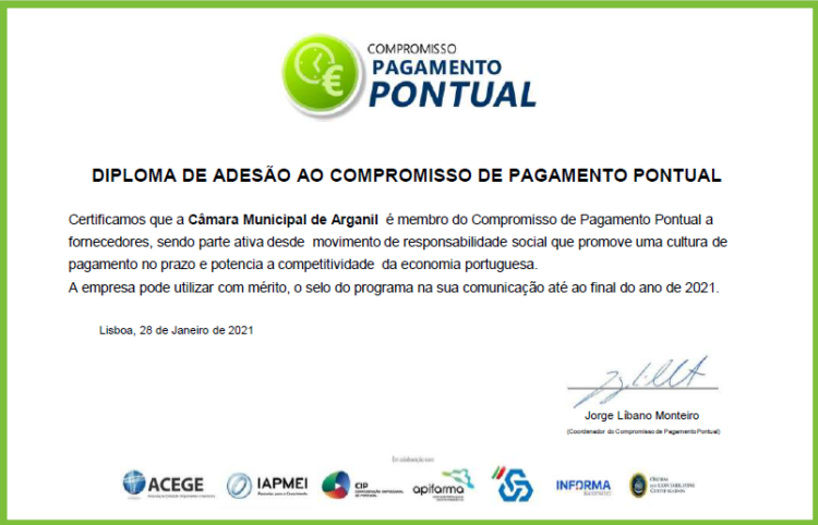Câmara de Arganil distinguida por pagar a tempo e horas pelo sétimo ano seguido
