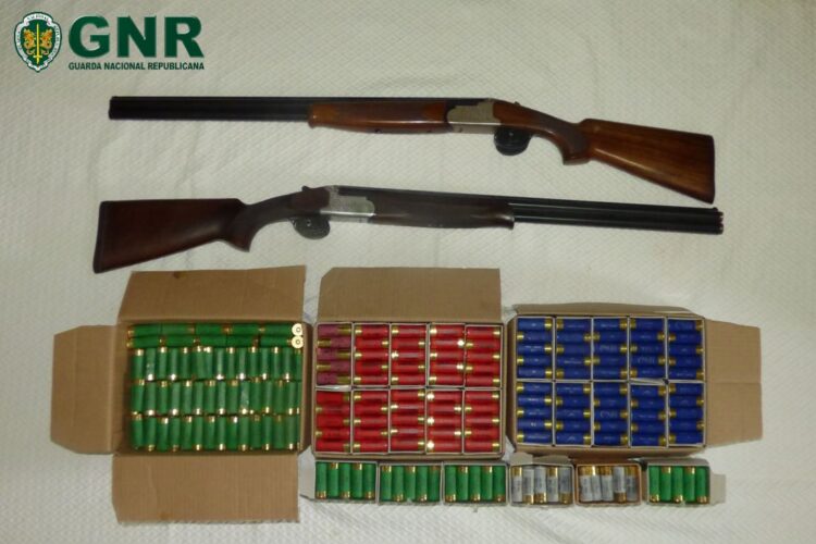 Figueira da Foz: GNR apreende armas de fogo no âmbito de violência doméstica