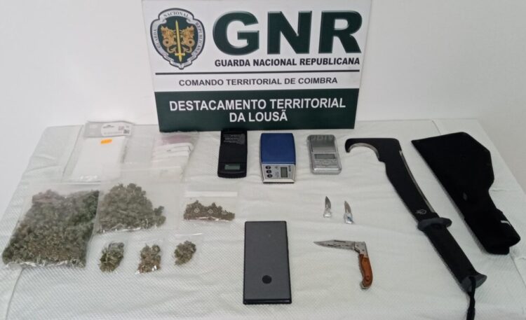 Região: Jovem detido em flagrante por tráfico de estupefacientes