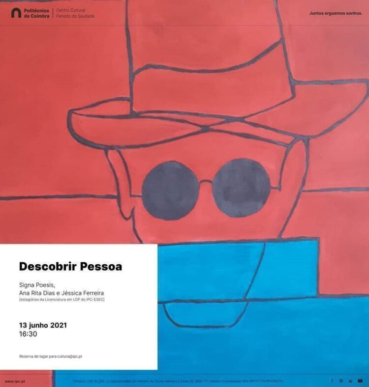 Centro Cultural do IPC assinala aniversário de Fernando Pessoa com evento de poesia