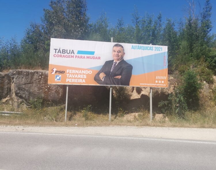 Candidatura de Fernando Tavares Pereira colocou “cartazes de publicitação” em Tábua