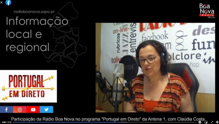 Rádio Boa Nova em destaque no “Portugal em Direto” da Antena 1