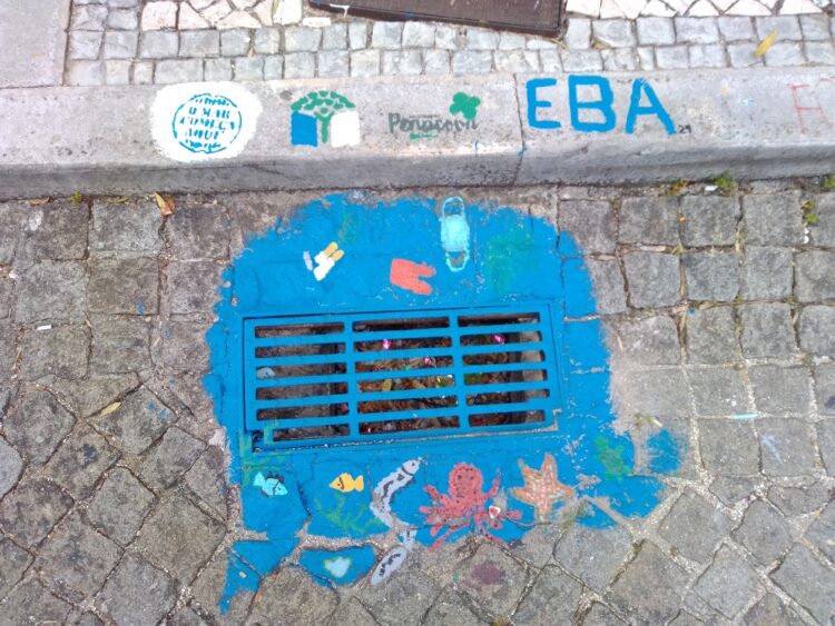 Município de Penacova assinala Dia Mundial dos Oceanos com pintura de sumidouros