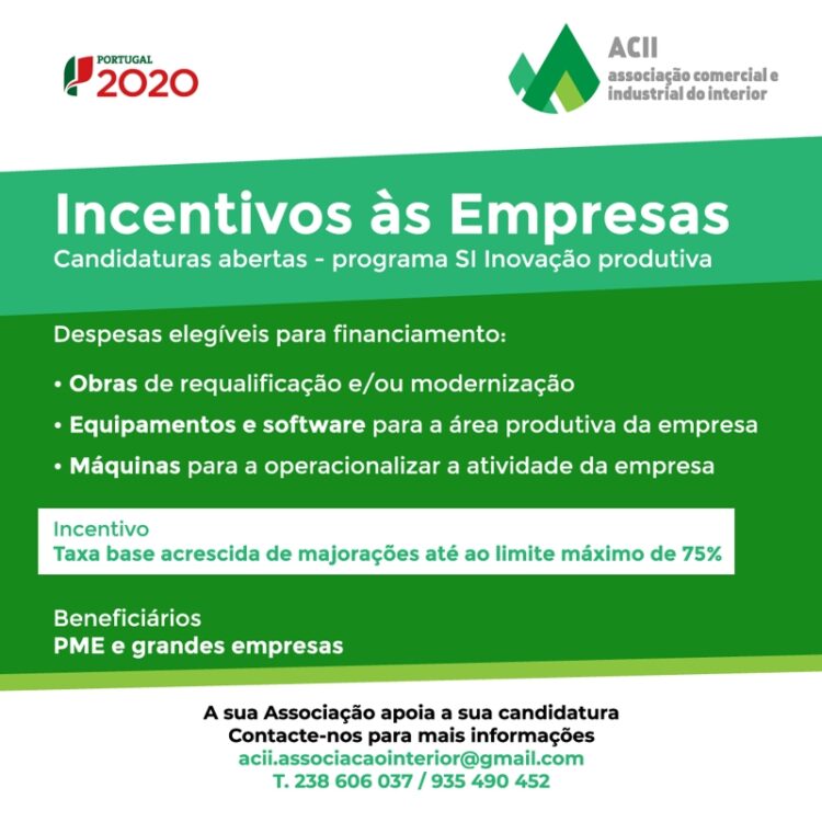 ACII apoia candidaturas ao programa SI Inovação Produtiva
