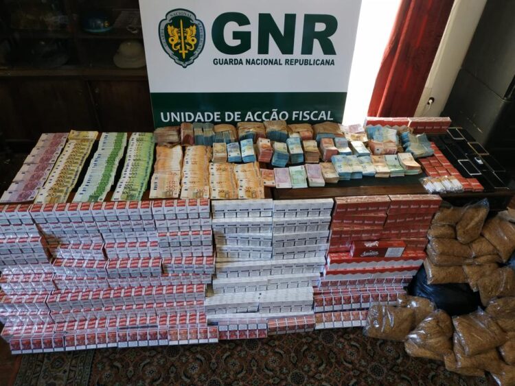 GNR desmantela rede ibérica de produção de cigarros