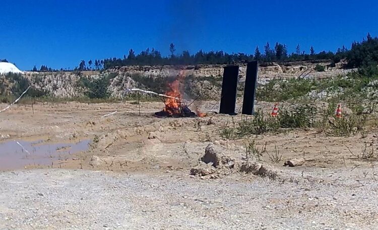 Incêndios florestais: Equipa da UC realiza ensaios sobre explosão de garrafas de gás