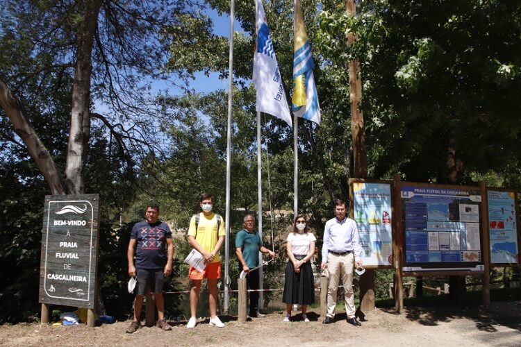 Arganil hasteou oito bandeiras nas cinco Praias Fluviais do concelho