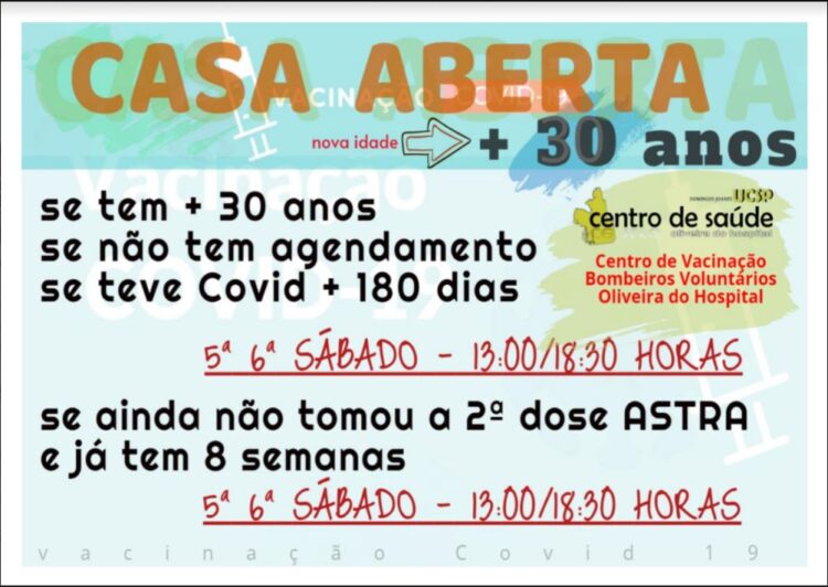 ‘Casa Aberta’ para maiores de 30 anos em Oliveira do Hospital