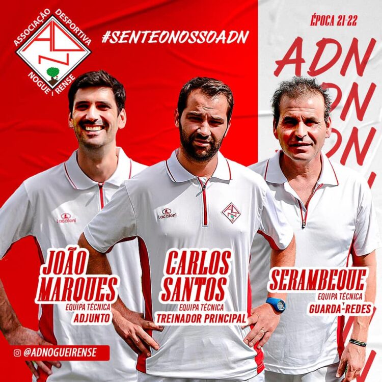 Carlos Santos é o novo treinador do Nogueirense