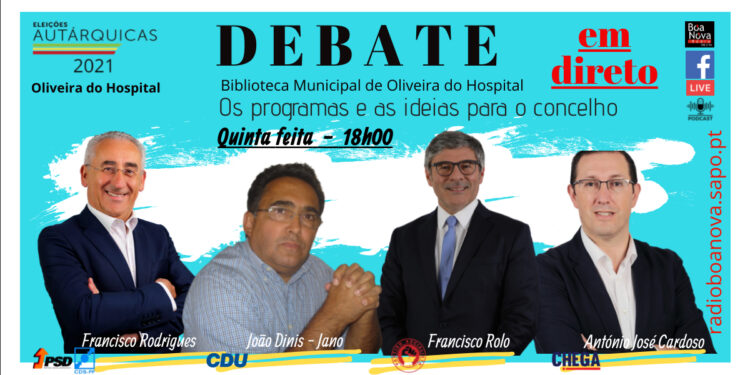 Rádio Boa Nova promove debate com candidatos à Câmara Municipal de Oliveira do Hospital