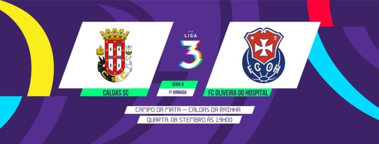 FCOH disputa 1ª jornada da Liga3 em atraso frente ao Caldas SC