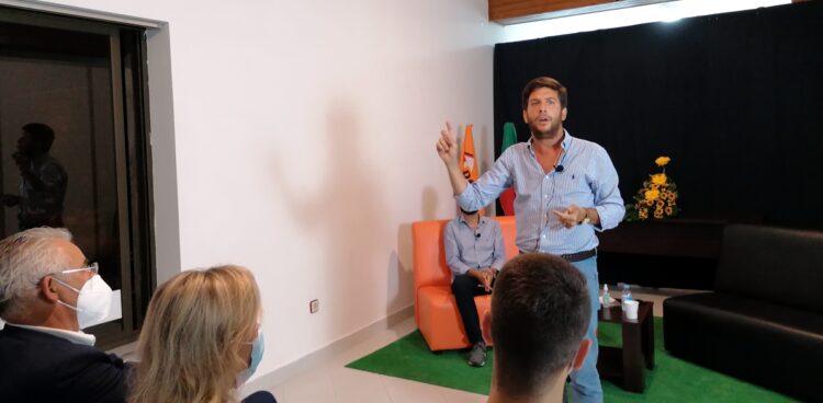 Francisco Rodrigues dos Santos tem “fé e inabalável certeza” de que vai ganhar as eleições. Líder do CDS-PP vai ficar “mesmo” em Oliveira do Hospital