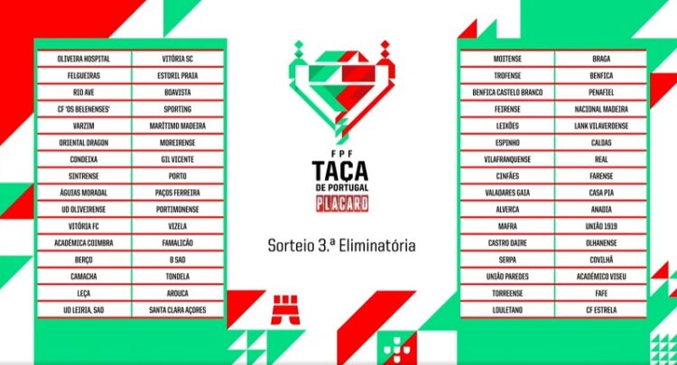 Taça de Portugal: FCOH recebe o Vitória SC na 3ª eliminatória