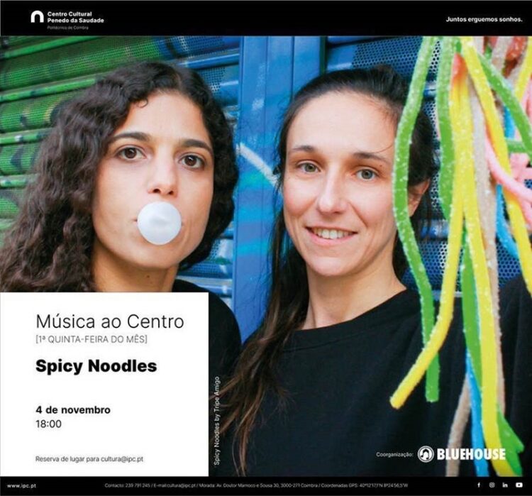 Música ao Centro com Spicy Noodles no Centro Cultural do Politécnico de Coimbra