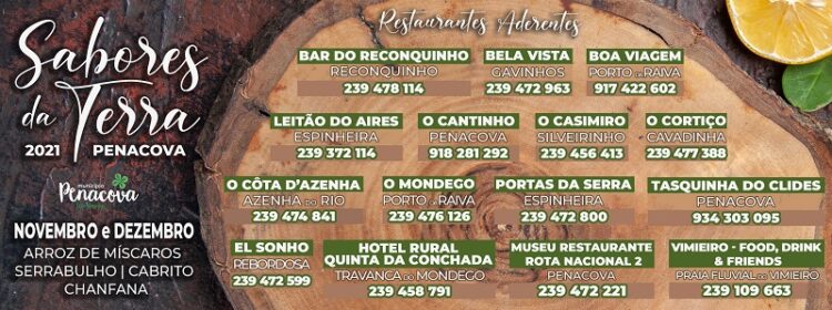 Sabores da Terra à mesa em Penacova Sabores da Terra à mesa em Penacova