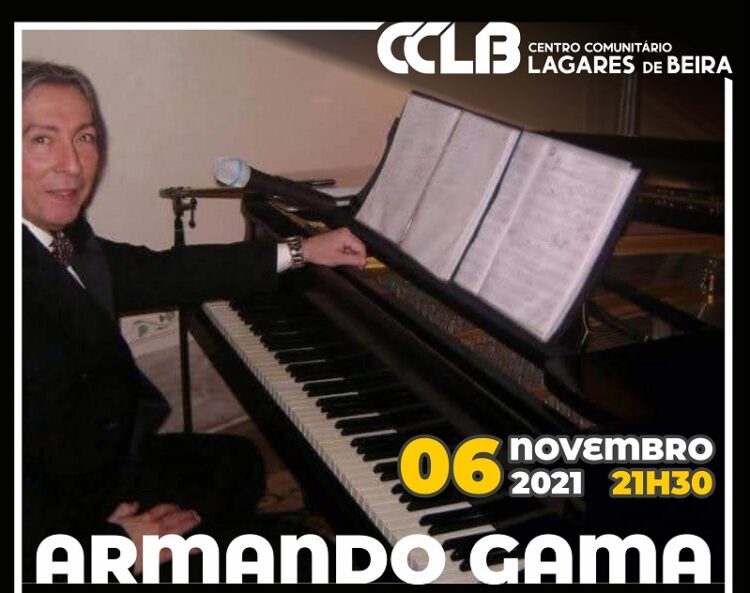 Concerto de Armando Gama no Centro Comunitário de Lagares da Beira