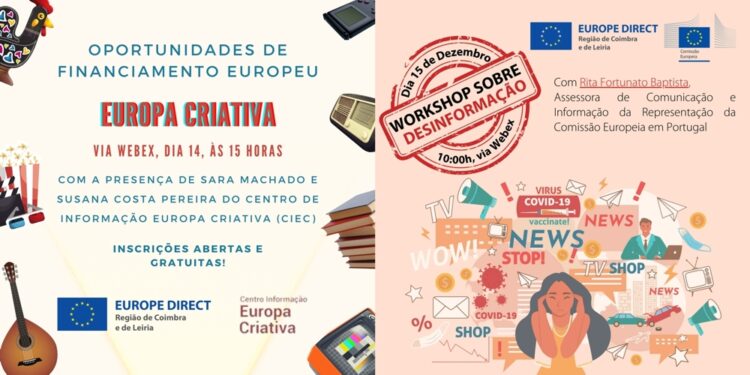 Europe Direct promove workshops sobre desinformação e oportunidades de financiamento da UE na cultura