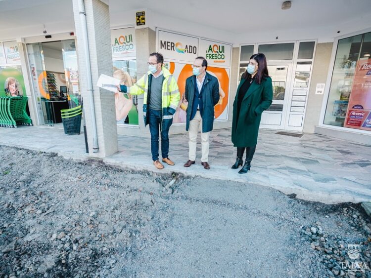 Tábua: Executivo acompanha obras de “Inclusão de Ciclovia em Arruamentos Existentes”