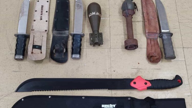 Região: Apreendidas várias armas proibidas em investigação por ameaças