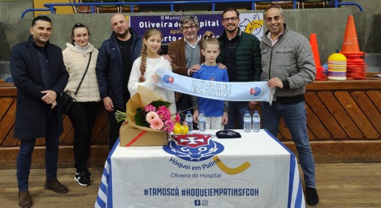 Menino refugiado da Ucrânia já treina Hóquei Patins em  Oliveira do Hospital (vídeo)