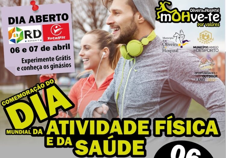 Dias Mundial da Atividade Física e da Saúde assinalados com atividades desportivas