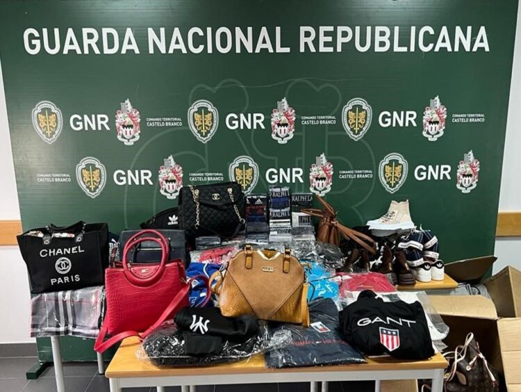 GNR apreendeu mais de 400 artigos contrafeitos em Castelo Branco