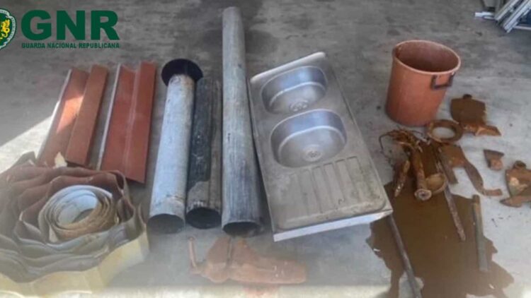 Nelas: Casal detido por furto de metais não preciosos