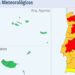 Avisos vermelhos e perigo máximo para fogos no interior norte e centro