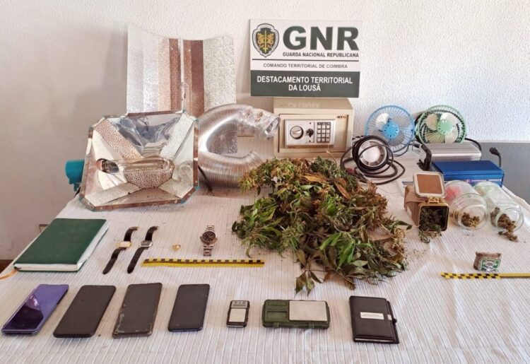 Arganil: Homem detido por tráfico de estupefaciente e recuperação de material furtado