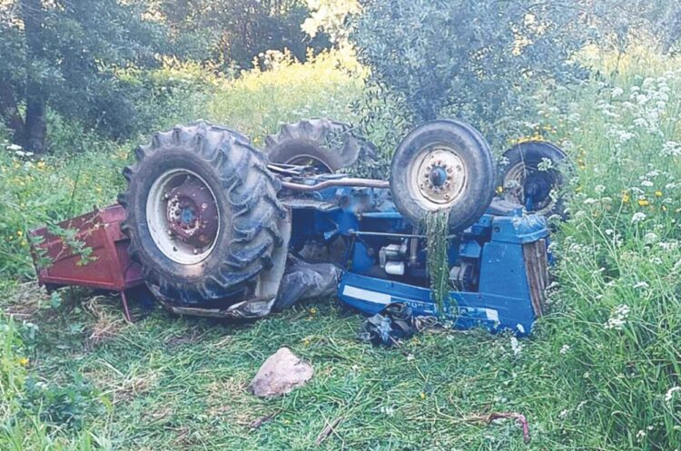 Miranda do Corvo: Homem de 73 anos morre após capotamento de trator