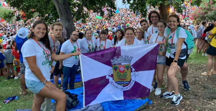 Grupo de Oliveira do Hospital partiu de “coração cheio” para a JMJ 2023