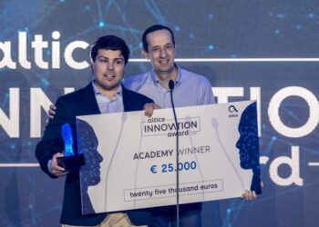 Estudante da Universidade de Coimbra vence Altice Innovation International Award no valor de 25 mil euros