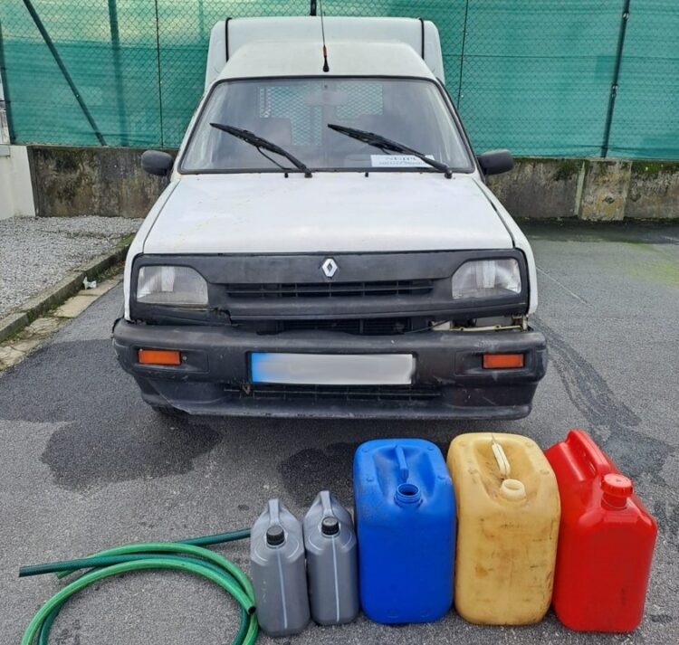 GNR apanhou homem a furtar gasóleo em Oliveira do Hospital