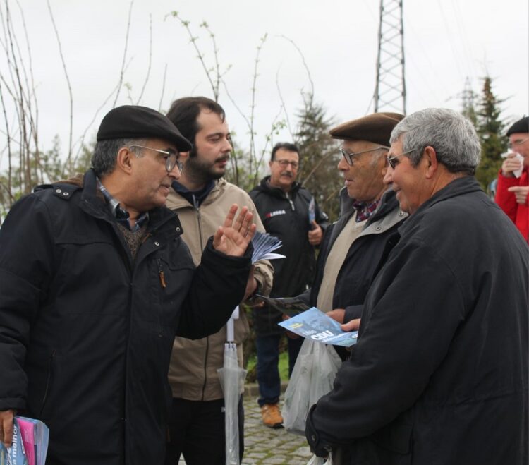 Saúde e acessibilidaes: CDU contactou com população no Centro de Saúde e na feira de Oliveira do Hospital