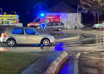 Duas jovens ficaram feridas em atropelamento na cidade de Oliveira do Hospital