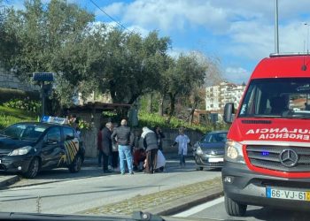 Mulher ficou gravemente ferida em atropelamento na cidade de Oliveira do Hospital