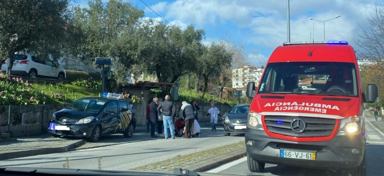 Mulher ficou gravemente ferida em atropelamento na cidade de Oliveira do Hospital
