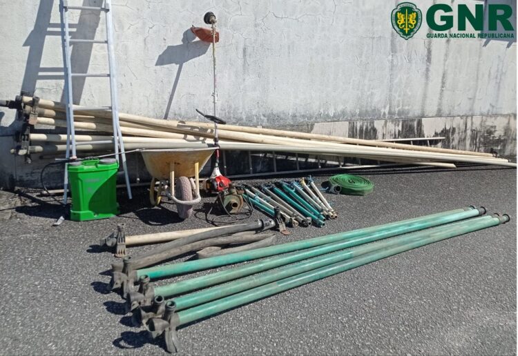 GNR recuperou material furtado em Tábua