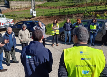Técnicos do RESIST visitam áreas de intervenção em Mortágua e Vila Nova de Poiares para combater alterações climáticas