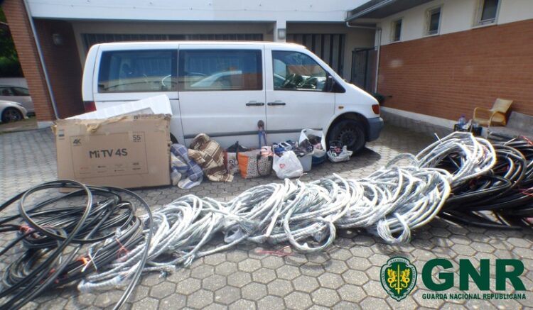 Três detidos por furto em Arganil