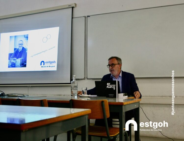 Vitor Neves apresentou “Aula aberta – My Management Playlist” na ESTGOH
