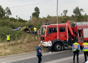 Queda de aeronave junto a aeródromo fez dois feridos em Leiria