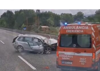 Jovem ficou ferida com gravidade após colisão entre Soure e Condeixa