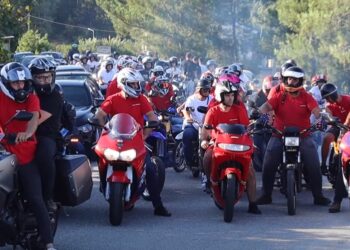 Centenas de motards prestaram última homenagem a Fernando Dias