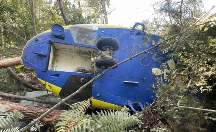 Tripulantes de heli do INEM tiveram alta ao final da tarde. Aparelho vai ser removido a partir das 13h30