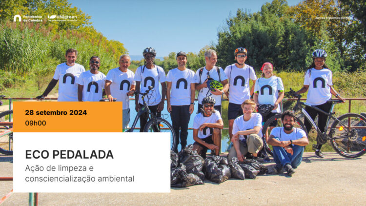 Politécnico de Coimbra promove ação de limpeza e consciencialização ambiental nos Campos do Mondego